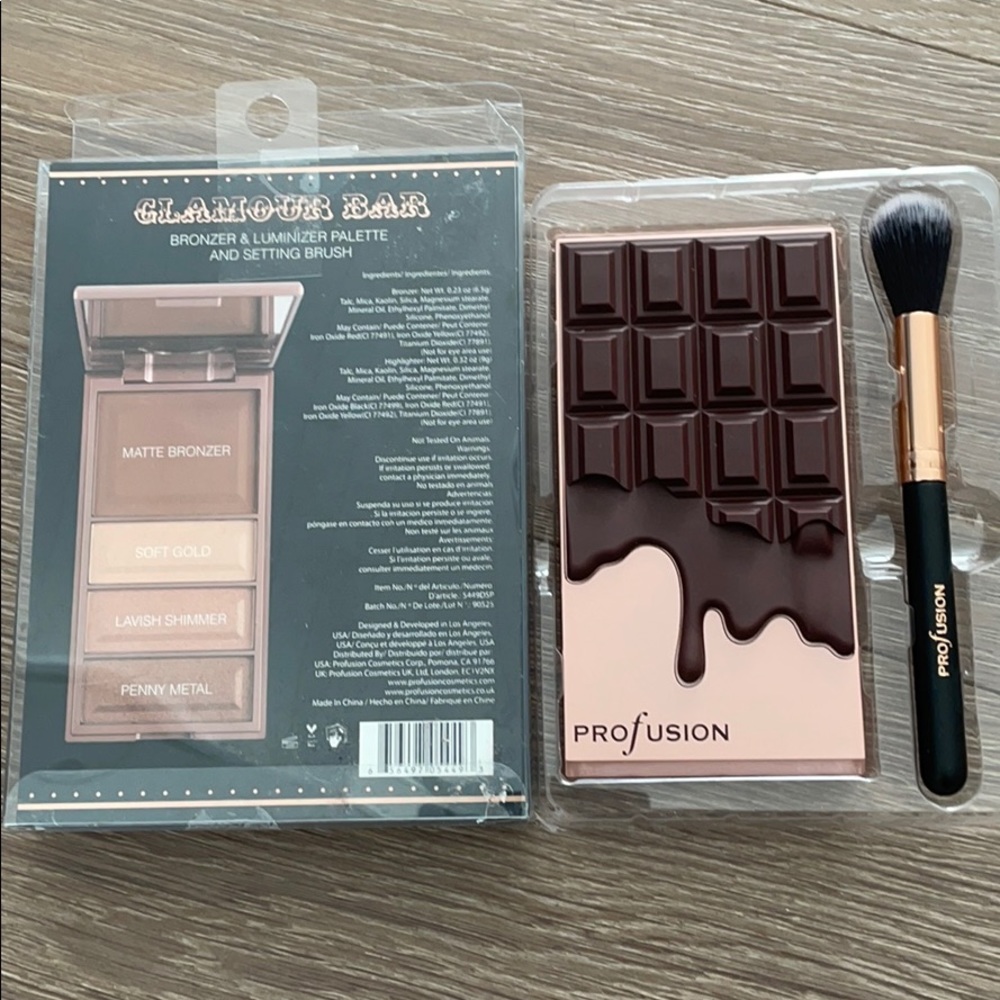 Bronzer & highlight palette